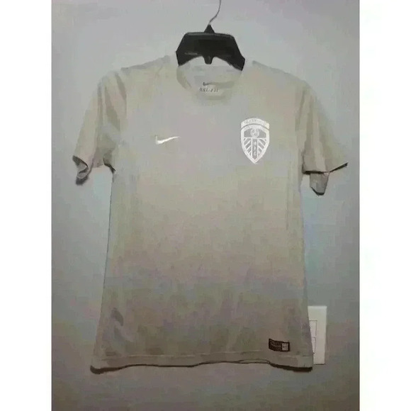Nike Dri Fit Youth Large Gray Madison Futbol Club Authentic SoccerLoco Jersey #6 - Picture 1 of 8